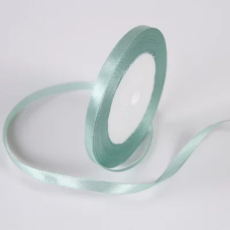 25Yards 6Mm Silk Satin Ribbons for Crafts Bow Handmade Gift Wrap Partys Christmas Wedding Decorative Artificial Accessories