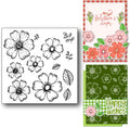 DIY Flowers Leaves Stamp Rubber Clear Stamp/Seal Scrapbook Decorative Card Making Clear Stamps