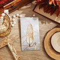 1 Pc Vintage Feather Bronzing Metal Bookmark with Metal Chain Pendant Bookmark for Teachers Friends Book Club Book Lovers