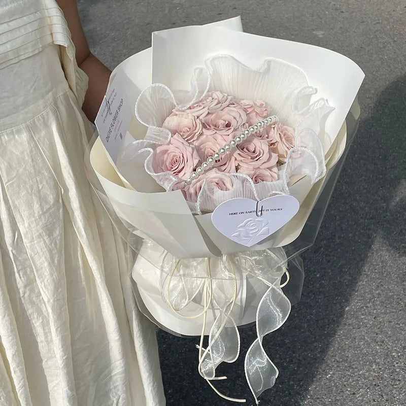 10Yards/Roll Chiffon Silk Ribbon Organza Satin for DIY Craft Gift Wrapping Decoration Wedding Bouquets Wreath Sewing Supplies